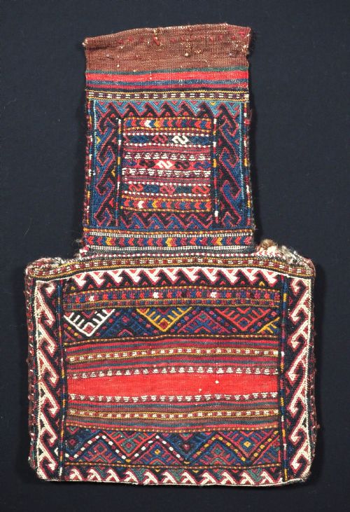 Antique Salt-bag (Namakdan) by the Quchan Kurd Nomads, Circa 1900.