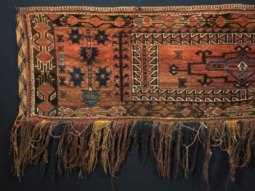 fig 1. ANTIQUE ERSARI TURKMEN TORBA OF VERY LARGE SIZE, CIRCA 1900.