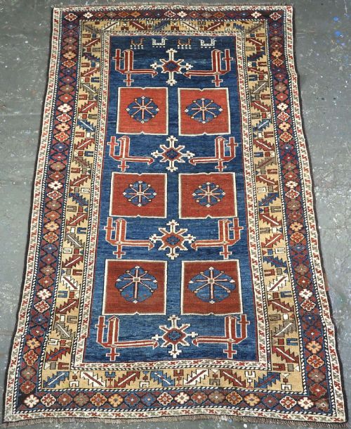 Antique Caucasian Kuba Karagashli Rug, Superb Colour and Condition, Circa 1880.
