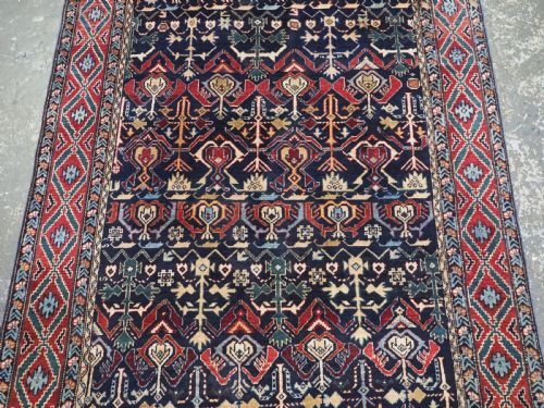 ANTIQUE CAUCASIAN KUBA REGION RUNNER OUTSTANDING FULL PILE CONDITION CIRCA 1900 - ADDITIONAL PHOTO 5
