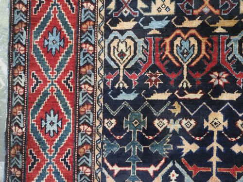 ANTIQUE CAUCASIAN KUBA REGION RUNNER OUTSTANDING FULL PILE CONDITION CIRCA 1900 - ADDITIONAL PHOTO 8