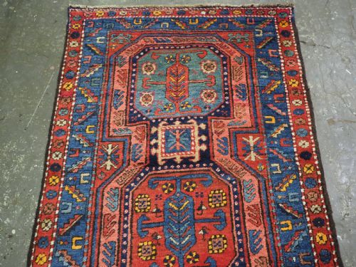 ANTIQUE KURDISH OR SOUTH CAUCASIAN RUNNER WITH GARDEN DESIGN SUPERB CONDITION CIRCA 1920 - ADDITIONAL PHOTO 3