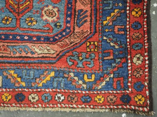 ANTIQUE KURDISH OR SOUTH CAUCASIAN RUNNER WITH GARDEN DESIGN SUPERB CONDITION CIRCA 1920 - ADDITIONAL PHOTO 13