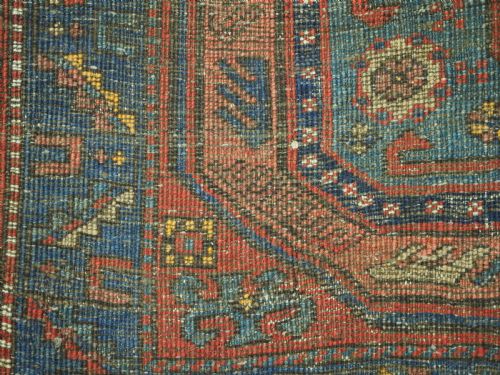 ANTIQUE KURDISH OR SOUTH CAUCASIAN RUNNER WITH GARDEN DESIGN SUPERB CONDITION CIRCA 1920 - ADDITIONAL PHOTO 14