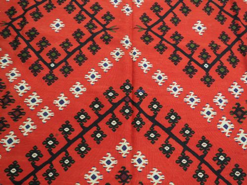 ANTIQUE PIROT SARKOY KILIM OF CLASSIC DESIGN EXCELLENT CONDITION CIRCA 1920 - ADDITIONAL PHOTO 8