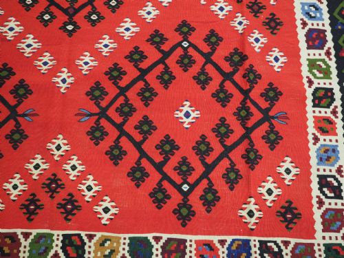 ANTIQUE PIROT SARKOY KILIM OF CLASSIC DESIGN EXCELLENT CONDITION CIRCA 1920 - ADDITIONAL PHOTO 10