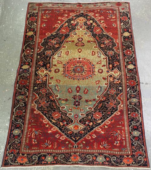 Antique Jozan Sarouk Rug, Superb Early Example with Outstanding Colour, Circa 1900.