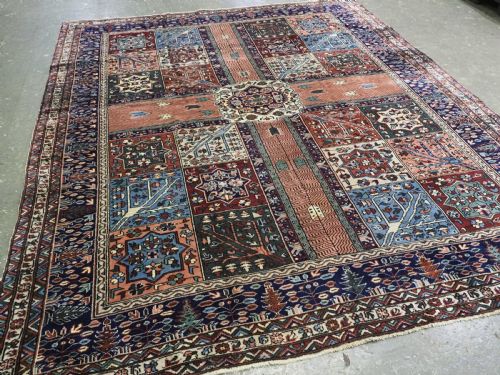 ANTIQUE TURKISH KULA CARPET WITH 'PERSIAN GARDEN' DESIGN GREAT CONDITION CIRCA 1900 - ADDITIONAL PHOTO 1