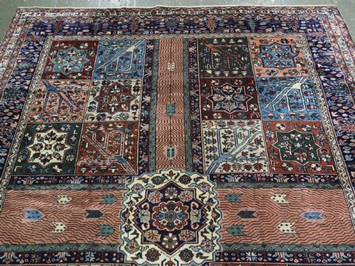 ANTIQUE TURKISH KULA CARPET WITH 'PERSIAN GARDEN' DESIGN GREAT CONDITION CIRCA 1900 - ADDITIONAL PHOTO 2