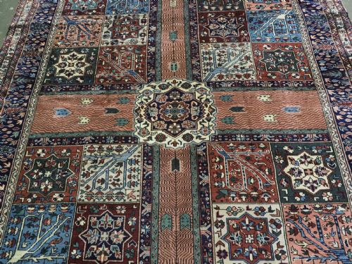 ANTIQUE TURKISH KULA CARPET WITH 'PERSIAN GARDEN' DESIGN GREAT CONDITION CIRCA 1900 - ADDITIONAL PHOTO 3