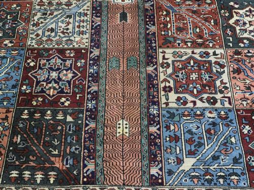 ANTIQUE TURKISH KULA CARPET WITH 'PERSIAN GARDEN' DESIGN GREAT CONDITION CIRCA 1900 - ADDITIONAL PHOTO 10