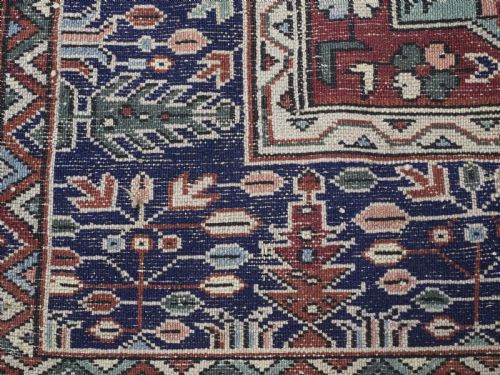 ANTIQUE TURKISH KULA CARPET WITH 'PERSIAN GARDEN' DESIGN GREAT CONDITION CIRCA 1900 - ADDITIONAL PHOTO 12