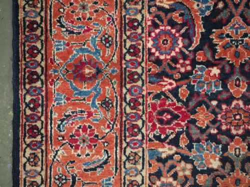 ANTIQUE TABRIZ RUG WITH ALL OVER HERATI DESIGN EXCELLENT CONDITION CIRCA 1920 - ADDITIONAL PHOTO 6