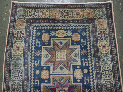 ANTIQUE CAUCASIAN ARMENIAN ERIVAN RUG WITH STAR DESIGN CIRCA 1900 - ADDITIONAL PHOTO 2