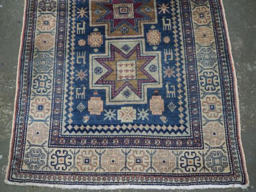 ANTIQUE CAUCASIAN ARMENIAN ERIVAN RUG WITH STAR DESIGN CIRCA 1900 - ADDITIONAL PHOTO 4