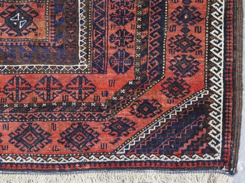 ANTIQUE MAHDAD KHANI BALUCH RUG KHORASAN PROVIENCE EXCELLENT CONDITION CIRCA 1900 - ADDITIONAL PHOTO 10