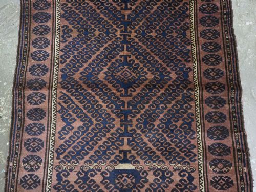 ANTIQUE AFGHAN ADRASKHAN BALUCH RUG WITH 'MUSHWANI' DESIGN CIRCA 190020 - ADDITIONAL PHOTO 3