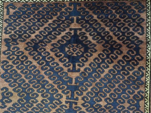 ANTIQUE AFGHAN ADRASKHAN BALUCH RUG WITH 'MUSHWANI' DESIGN CIRCA 190020 - ADDITIONAL PHOTO 7