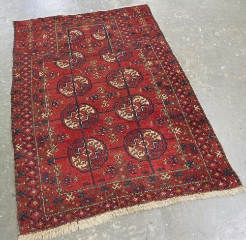 ANTIQUE BALUCH PRYER RUG OF RARE TYPE POSSIBLY SARAKH GROUP CIRCA 1880 - ADDITIONAL PHOTO 1