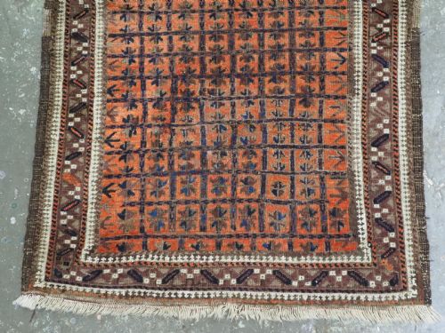 ANTIQUE BALUCH PRYER RUG KHORASSAN REGION UNUSUAL COLOUR CIRCA 1900 - ADDITIONAL PHOTO 4
