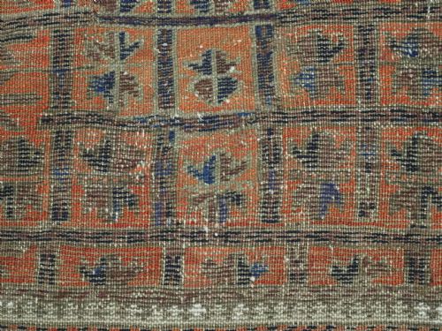 ANTIQUE BALUCH PRYER RUG KHORASSAN REGION UNUSUAL COLOUR CIRCA 1900 - ADDITIONAL PHOTO 9