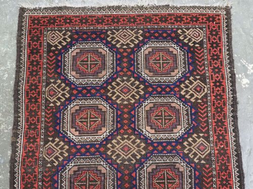 ANTIQUE SALAR KHANI BALUCH RUG KHORASAN REGION CIRCA 1900 - ADDITIONAL PHOTO 2