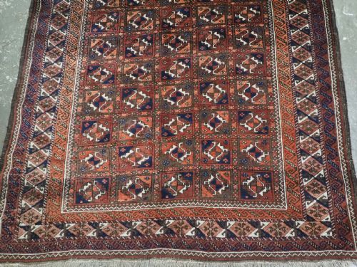 ANTIQUE BALUCH RUG KHORASAN REGION GREAT CONDITION CIRCA 1900 - ADDITIONAL PHOTO 4