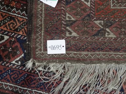 ANTIQUE BALUCH RUG KHORASAN REGION GREAT CONDITION CIRCA 1900 - ADDITIONAL PHOTO 11