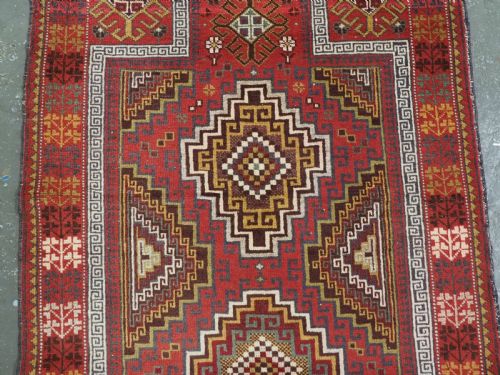 ANTIQUE TAIMANI BALUCH PRAYER RUG OF UNUSUAL DESIGN CIRCA 190020 - ADDITIONAL PHOTO 3