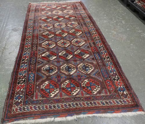 ANTIQUE MAHDAD KHANI BALUCH RUG OF LARGE SIZE CIRCA 1900 - ADDITIONAL PHOTO 1