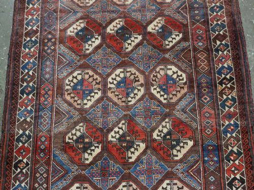 ANTIQUE MAHDAD KHANI BALUCH RUG OF LARGE SIZE CIRCA 1900 - ADDITIONAL PHOTO 3