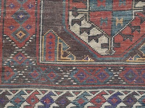 ANTIQUE MAHDAD KHANI BALUCH RUG OF LARGE SIZE CIRCA 1900 - ADDITIONAL PHOTO 12