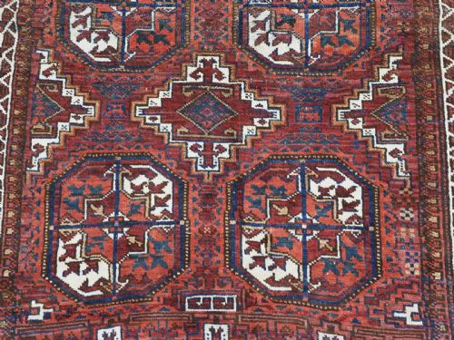 ANTIQUE RUG BY THE QUCHAN KURDS BALUCH SALAR KHANI DESIGN CIRCA 1900 - ADDITIONAL PHOTO 10