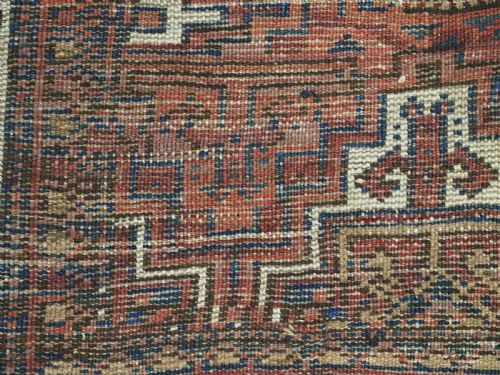 ANTIQUE RUG BY THE QUCHAN KURDS BALUCH SALAR KHANI DESIGN CIRCA 1900 - ADDITIONAL PHOTO 12