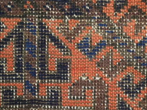 ANTIQUE KHORASAN BALUCH RUG WITH MINA KHANI VARIANT DESIGN CIRCA 1880 - ADDITIONAL PHOTO 12