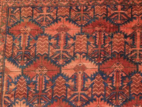 ANTIQUE CHAKHANSUR BALUCH MAIN CARPET WESTERN AFGHANISTAN CIRCA 1890 - ADDITIONAL PHOTO 10