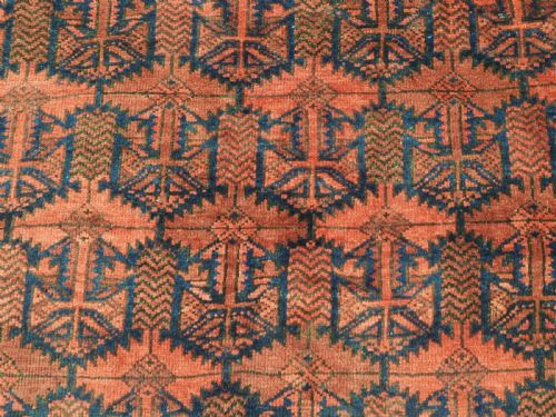 ANTIQUE CHAKHANSUR BALUCH MAIN CARPET WESTERN AFGHANISTAN CIRCA 1890 - ADDITIONAL PHOTO 12