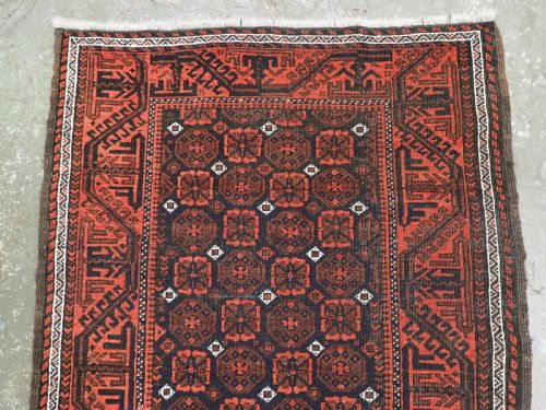 ANTIQUE KHORASAN BALUCH RUG WITH MINA KHANI DESIGN CIRCA 1900 - ADDITIONAL PHOTO 1