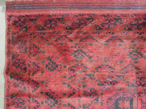 ANTIQUE AFGHAN ERSARI TURKMEN CARPET OF EXCEPTIONALLY LARGE SIZE PERFECT CONDITION CIRCA 1900 - ADDITIONAL PHOTO 6