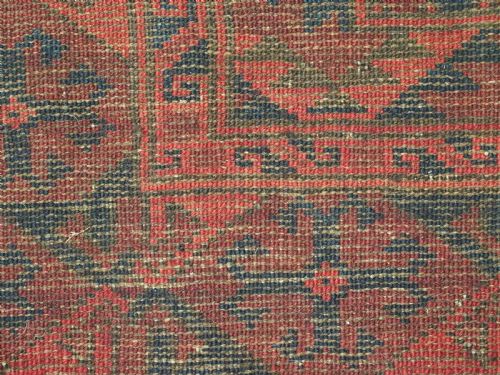 ANTIQUE AFGHAN ERSARI TURKMEN CARPET OF EXCEPTIONALLY LARGE SIZE PERFECT CONDITION CIRCA 1900 - ADDITIONAL PHOTO 12