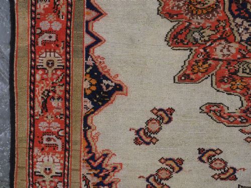 ANTIQUE MALAYER RUG WITH IVORY GROUND BUTTERFLIES CIRCA 190010 - ADDITIONAL PHOTO 6