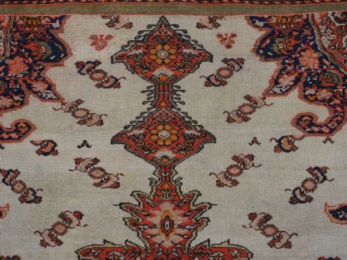 ANTIQUE MALAYER RUG WITH IVORY GROUND BUTTERFLIES CIRCA 190010 - ADDITIONAL PHOTO 8