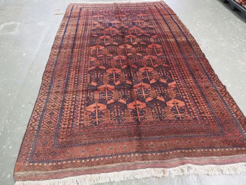ANTIQUE AFGHAN CHAKHANSUR BALUCH MAIN CARPET SUPERB CONDITION CIRCA 1900 - ADDITIONAL PHOTO 1