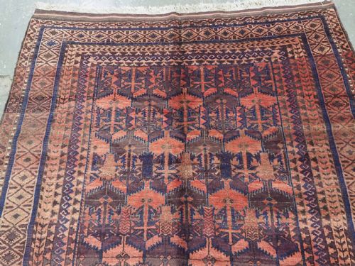 ANTIQUE AFGHAN CHAKHANSUR BALUCH MAIN CARPET SUPERB CONDITION CIRCA 1900 - ADDITIONAL PHOTO 2