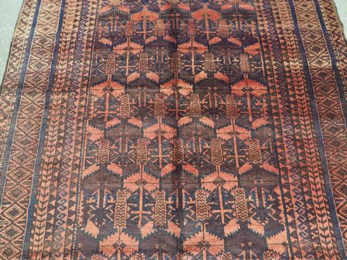 ANTIQUE AFGHAN CHAKHANSUR BALUCH MAIN CARPET SUPERB CONDITION CIRCA 1900 - ADDITIONAL PHOTO 3