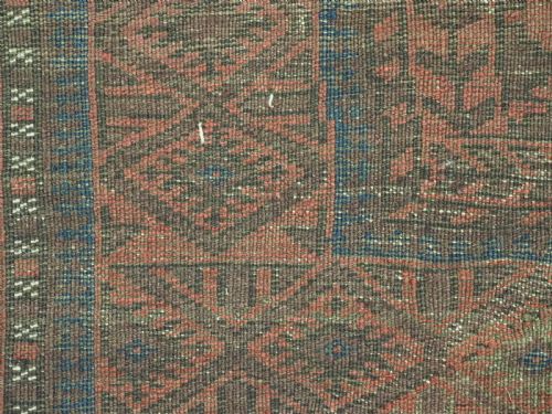 ANTIQUE AFGHAN CHAKHANSUR BALUCH MAIN CARPET SUPERB CONDITION CIRCA 1900 - ADDITIONAL PHOTO 8