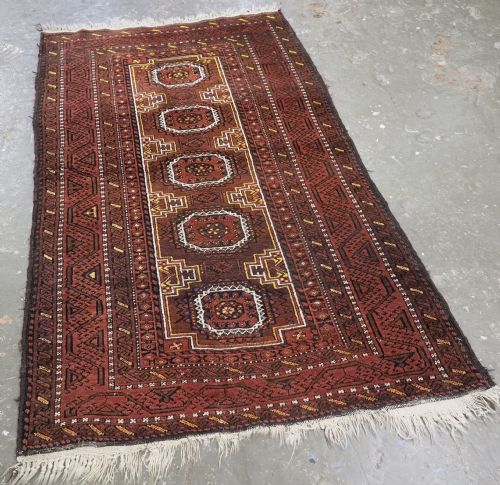 fig 1. ANTIQUE BALUCH RUG, PROBABLY SALAR KHANI, WESTERN AFGHANISTAN, CIRCA 1890.