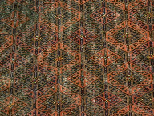 ANTIQUE BALUCH RUG WITH FINE LATTICE DESIGN KHORASAN REGION CIRCA 1880 - ADDITIONAL PHOTO 9