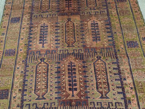 ANTIQUE TIMURI BALUCH MAIN CARPET CLASSIC DESIGN CIRCA 1880 - ADDITIONAL PHOTO 2