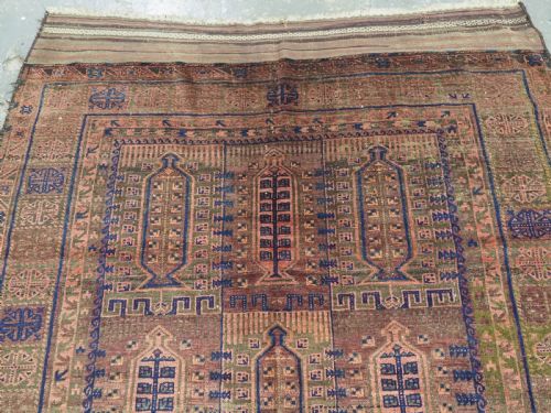 ANTIQUE TIMURI BALUCH MAIN CARPET CLASSIC DESIGN CIRCA 1880 - ADDITIONAL PHOTO 3